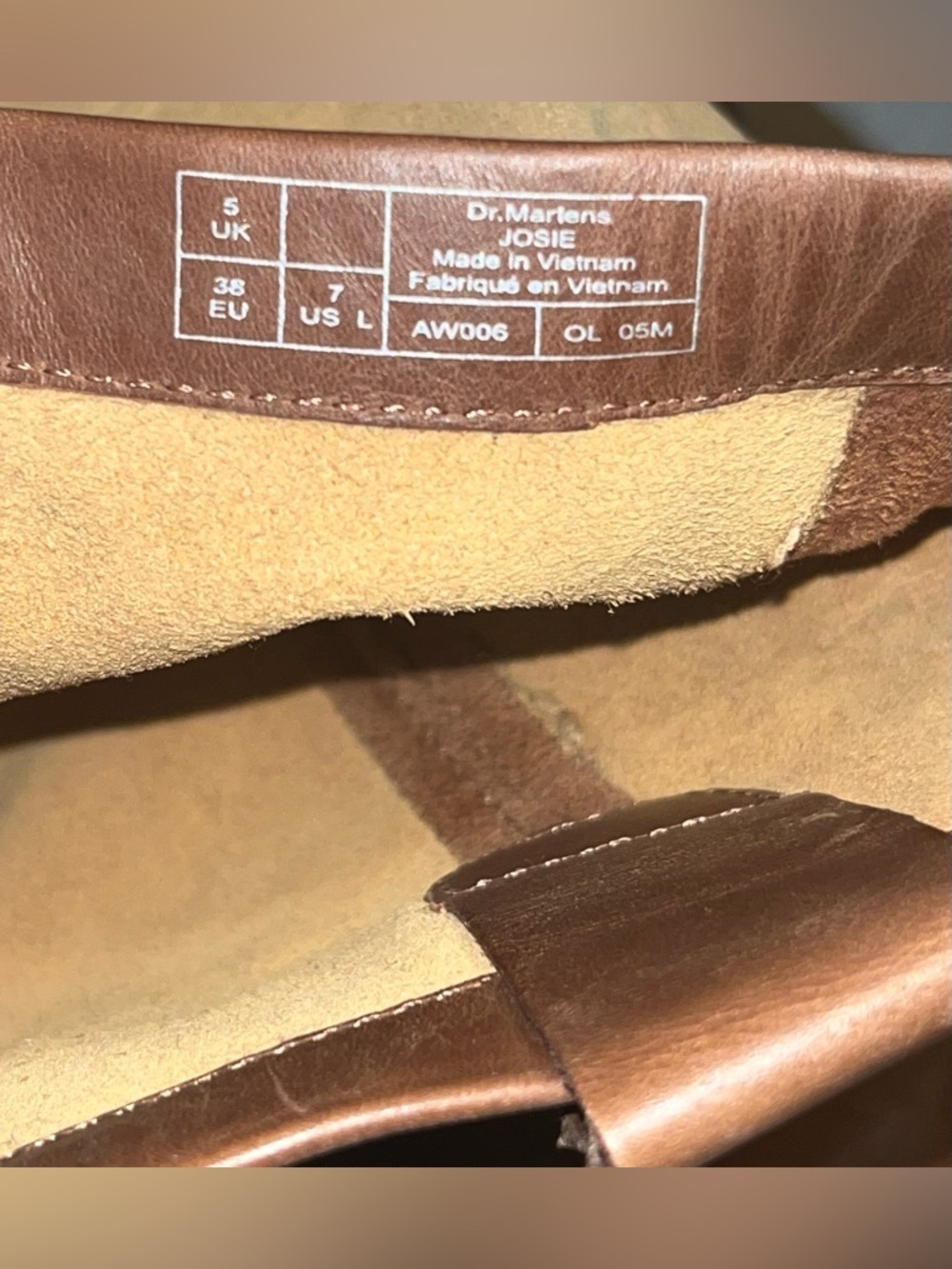 Doc Martens Josie Tan and Biscuit Knee-High Boots Block Herl Womens Size 7 RARE! - Picture 8 of 8